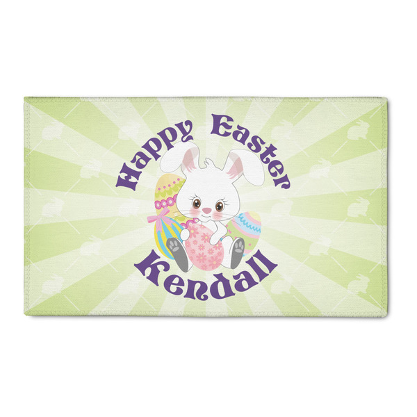 Custom Easter Bunny 3' x 5' Patio Rug (Personalized)