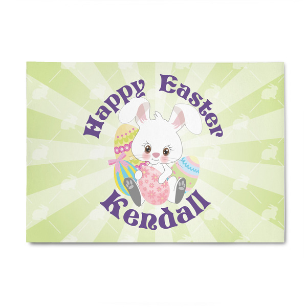 Custom Easter Bunny 4' x 6' Indoor Area Rug (Personalized)