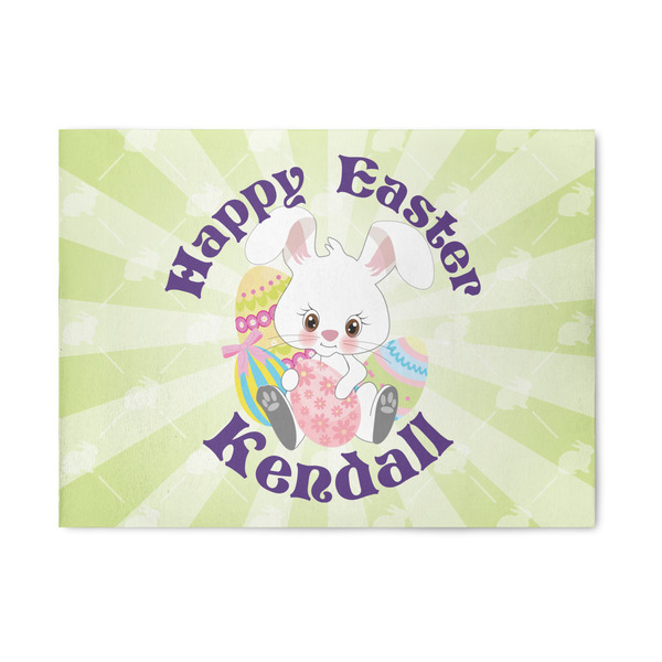 Custom Easter Bunny Area Rug (Personalized)