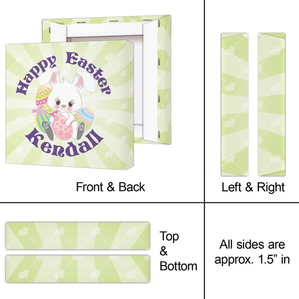 Easter Bunny 8x8 - Canvas Print - Approval