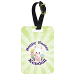 Easter Bunny Metal Luggage Tag w/ Name or Text