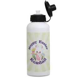 Easter Bunny Water Bottles - Aluminum - 20 oz - White (Personalized)