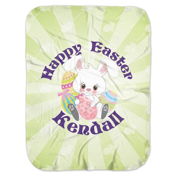 Custom Easter Bunny Baby Swaddling Blanket (Personalized)