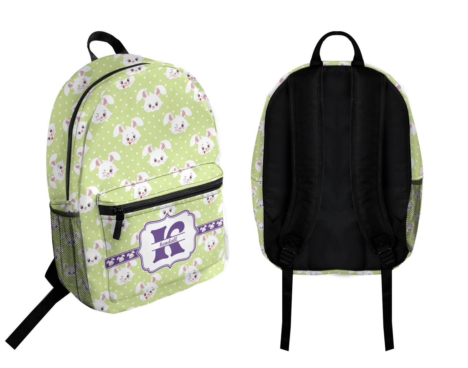 Custom Easter Bunny Student Backpack (Personalized) YouCustomizeIt