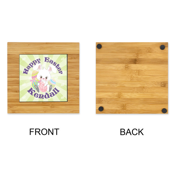 Easter Bunny Bamboo Trivet with 6" Tile - APPROVAL