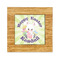 Easter Bunny Bamboo Trivet with 6" Tile - FRONT