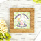 Easter Bunny Bamboo Trivet with 6" Tile - LIFESTYLE