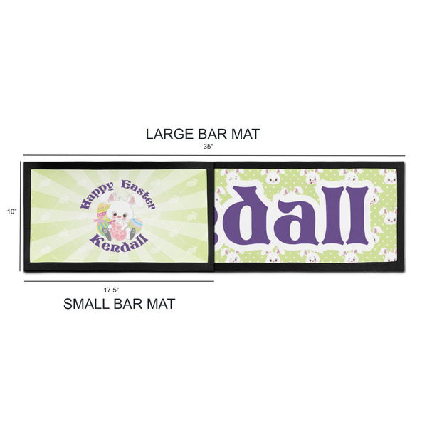 Easter Bunny Bar Mats - Sizing Chart