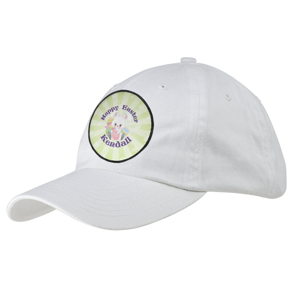 Custom Easter Bunny Baseball Cap - White (Personalized)