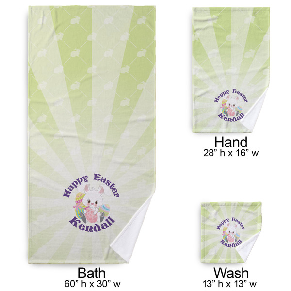 Easter Bunny Bath Towel Sets - 3-piece - Approval