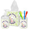 Easter Bunny Acrylic Bathroom Accessories Set w/ Name or Text