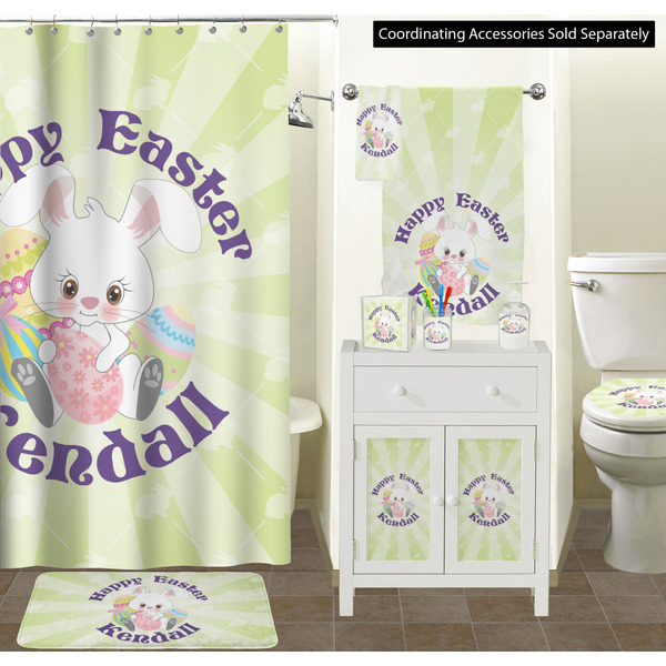Easter Bunny Bathroom Scene
