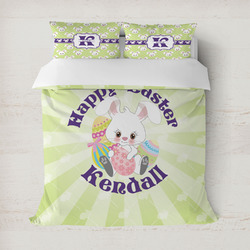 Easter Bunny Duvet Cover Set - Full / Queen (Personalized)