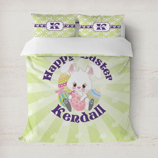 Custom Easter Bunny Duvet Cover (Personalized)