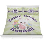 Easter Bunny Comforter Set - King (Personalized)