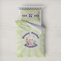 Easter Bunny Duvet Cover Set - Twin XL (Personalized)