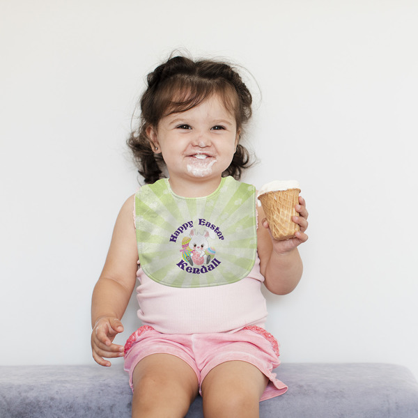 Easter Bunny Bib Lifestyle Girl