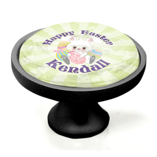 Easter Bunny Black Custom Cabinet Knob (Side)