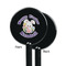 Easter Bunny Black Plastic 5.5" Stir Stick - Single Sided - Round - Front & Back