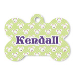 Easter Bunny Bone Shaped Dog ID Tag (Personalized)