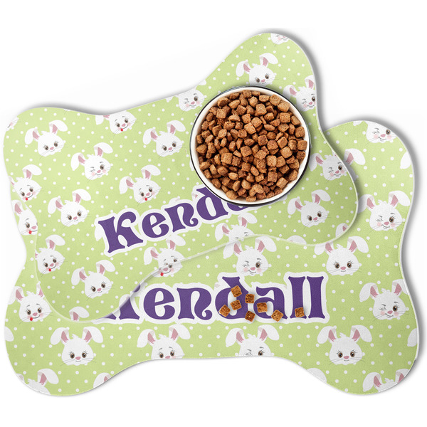 Easter Bunny Bone Shaped Dog Mats - MAIN