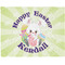 Easter Bunny Burlap Placemat