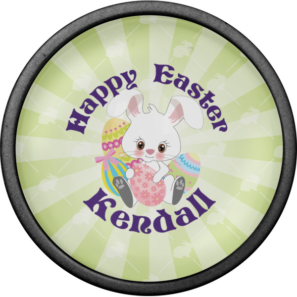 Easter Bunny Cabinet Knob - Black - Front