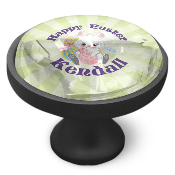 Easter Bunny Cabinet Knob - Black - Side