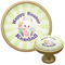 Easter Bunny Cabinet Knob - Gold - Multi Angle