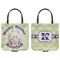 Easter Bunny Canvas Tote - Front and Back