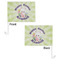 Easter Bunny Car Flag - 11" x 8" - Front & Back View