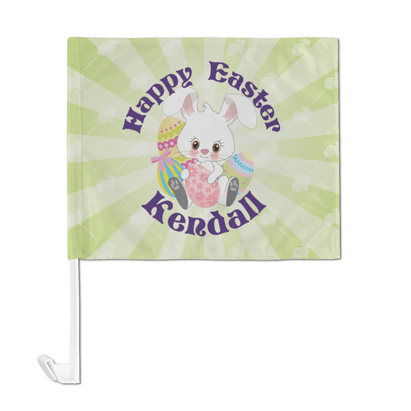 Easter Bunny Car Flag - Large - FRONT