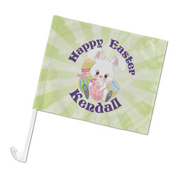 Easter Bunny Car Flag - Large (Personalized)
