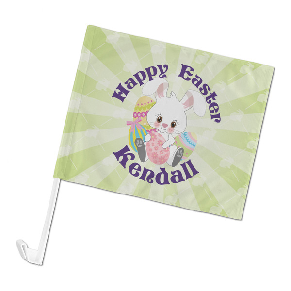 Custom Easter Bunny Car Flag - Large (Personalized)