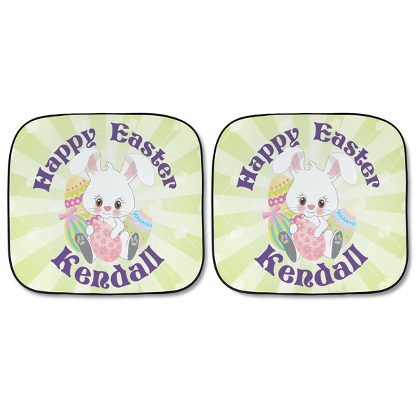 Easter Bunny Car Sun Shades - FRONT