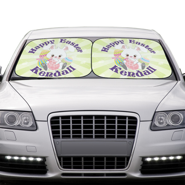 Easter Bunny Car Sun Shades - IN CONTEXT