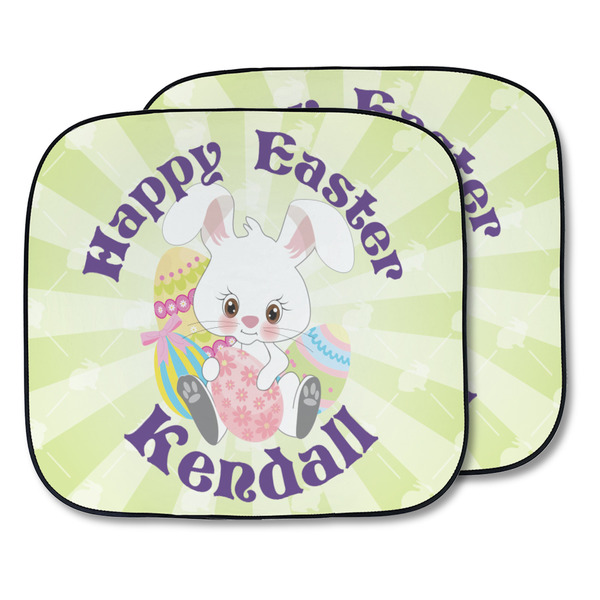 Custom Easter Bunny Car Sun Shade - Two Piece (Personalized)
