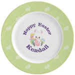 Easter Bunny Ceramic Dinner Plates (Set of 4) (Personalized)