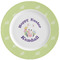 Easter Bunny Ceramic Plate w/Rim