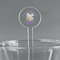 Easter Bunny 5.5" Round Plastic Stir Sticks - Clear (Personalized)