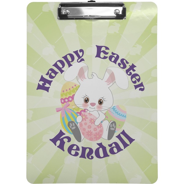 Custom Easter Bunny Clipboard (Letter Size) (Personalized)