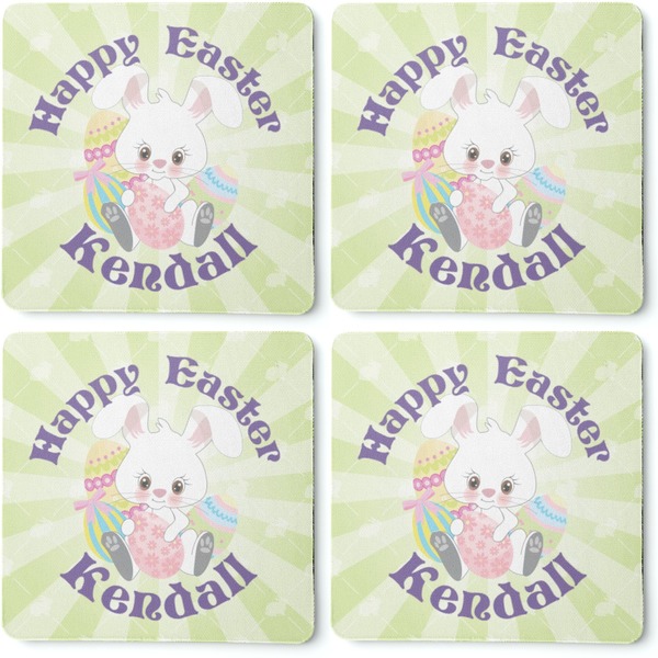 Easter Bunny Coaster Rubber Back - Apvl