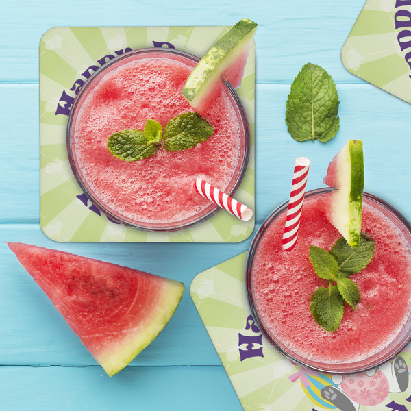 Easter Bunny Coaster Set - LIFESTYLE