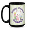 Easter Bunny Coffee Mug - 15 oz - Black