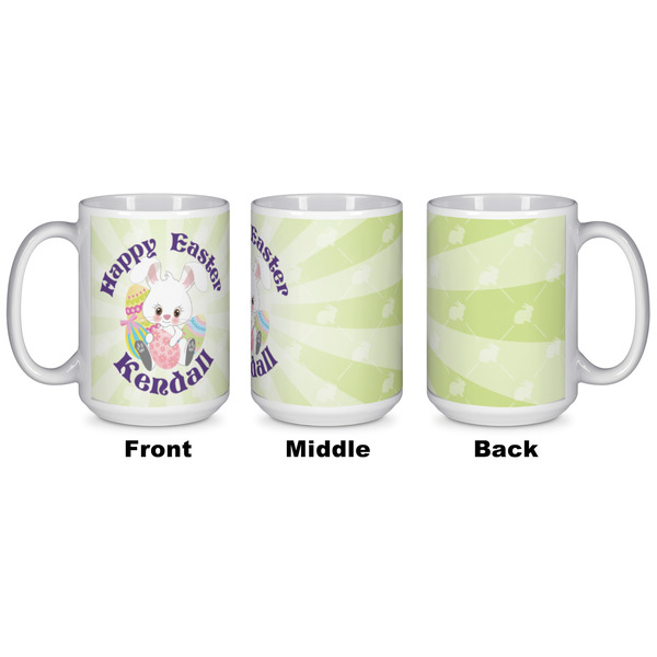 Easter Bunny Coffee Mug - 15 oz - White APPROVAL
