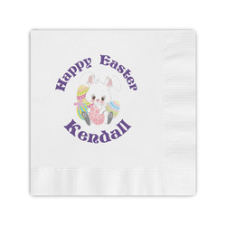 Easter Bunny Coined Cocktail Napkins (Personalized)