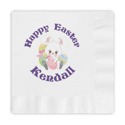 Easter Bunny Embossed Decorative Napkins (Personalized)