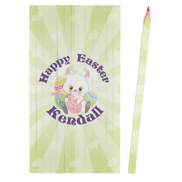 Easter Bunny Colored Pencils - Front View