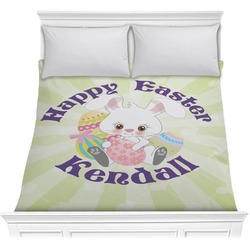 Easter Bunny Comforter - Full / Queen (Personalized)