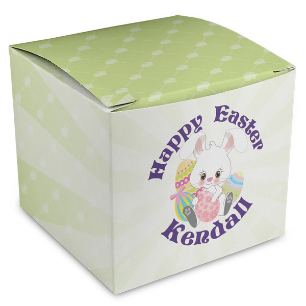 Custom Easter Bunny Cube Favor Gift Boxes (Personalized)